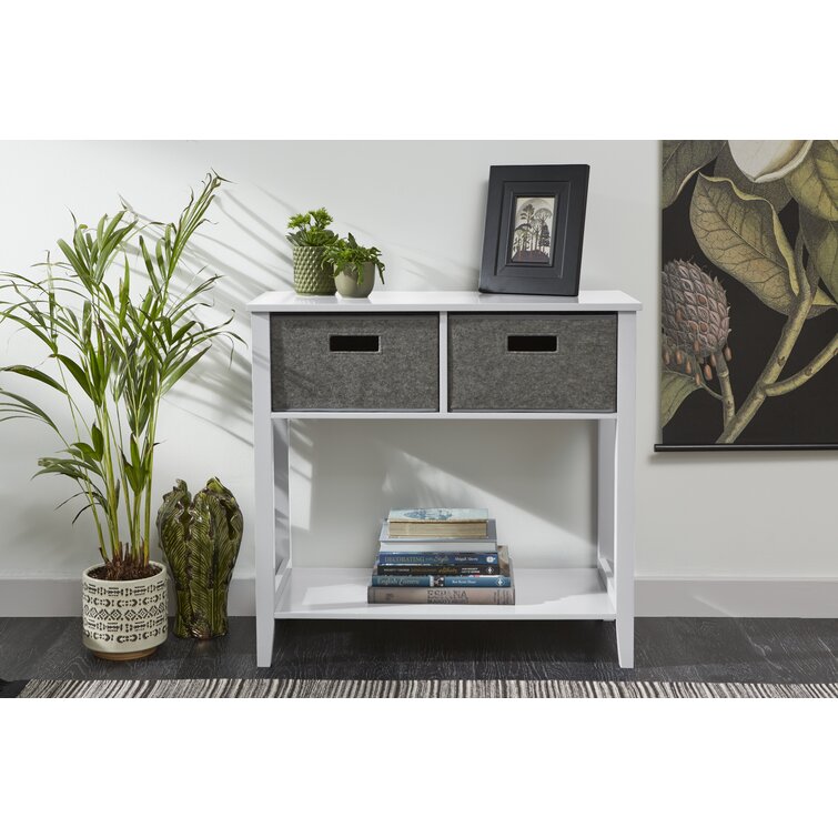 Grey console outlet table wayfair